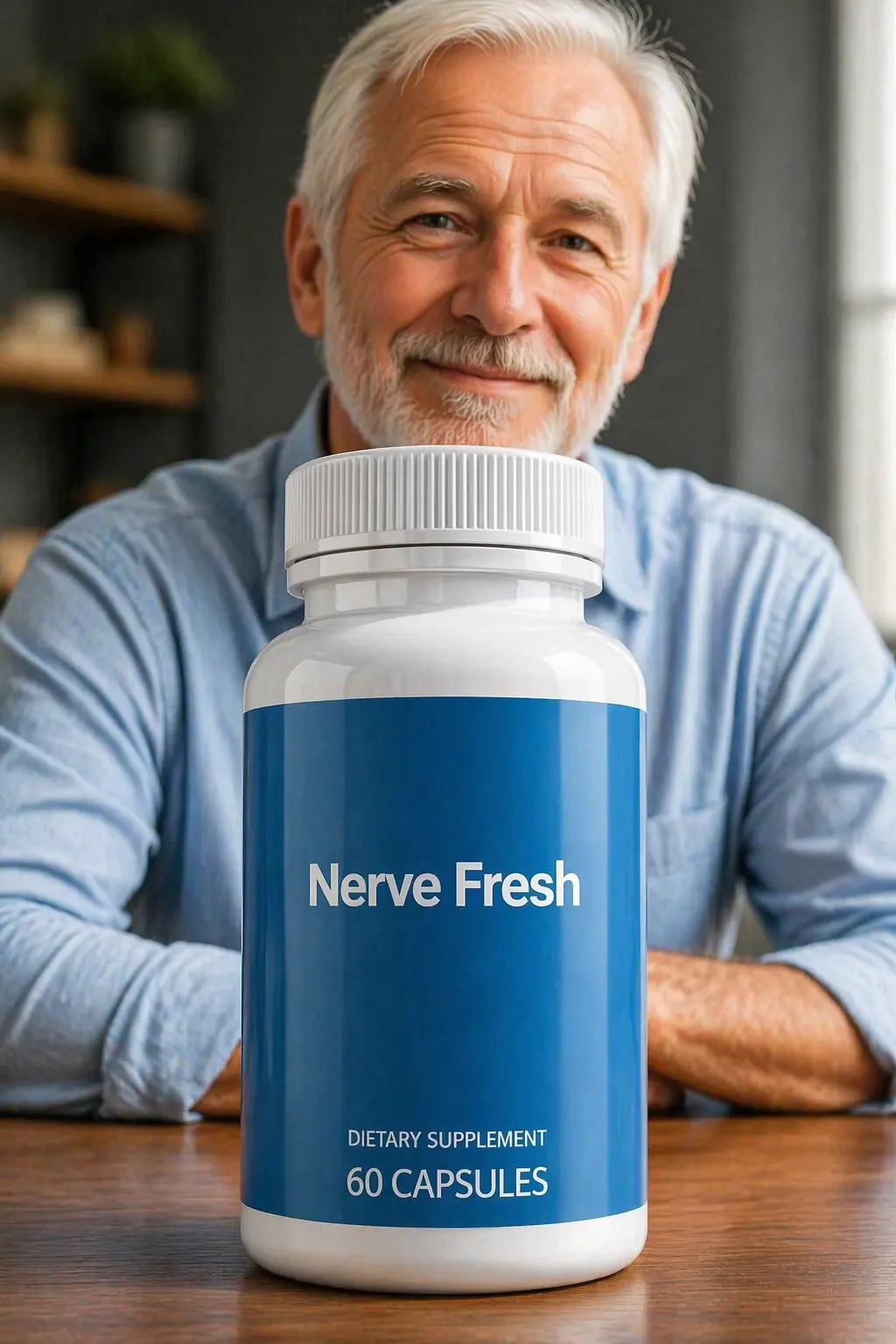 Nerve Health Supplement Bottle